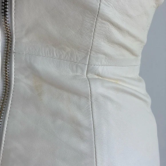 BIRD BY JUICY COUTURE LEATHER HALTER DRESS - Picture 6 of 15